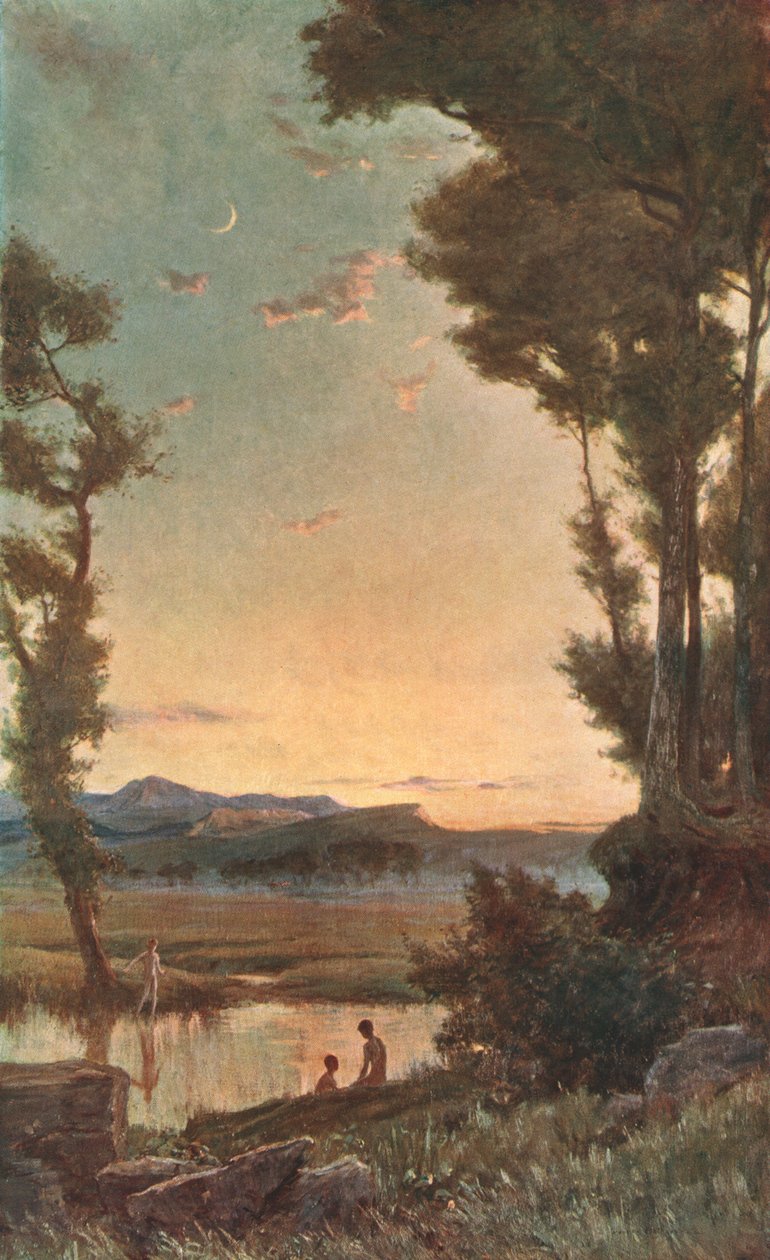 Sylvan Stream, 1800-luvun loppu, vuodelta 1902. tekijältä Unbekannt