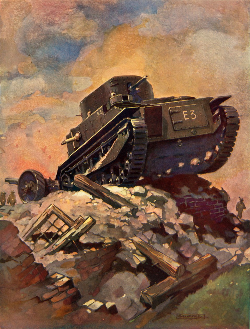 Tankki, c1930. tekijältä Unbekannt