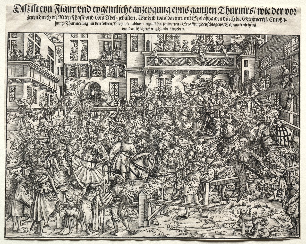 Turnaus, 1500-luku. tekijältä Unbekannt