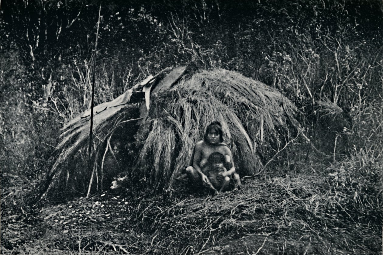 Yaghan-maja Fuegiassa, 1911 tekijältä Unbekannt