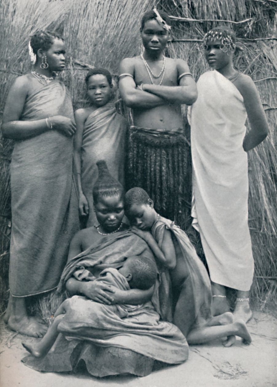 Zululainen perheryhmä, 1912 tekijältä Unbekannt