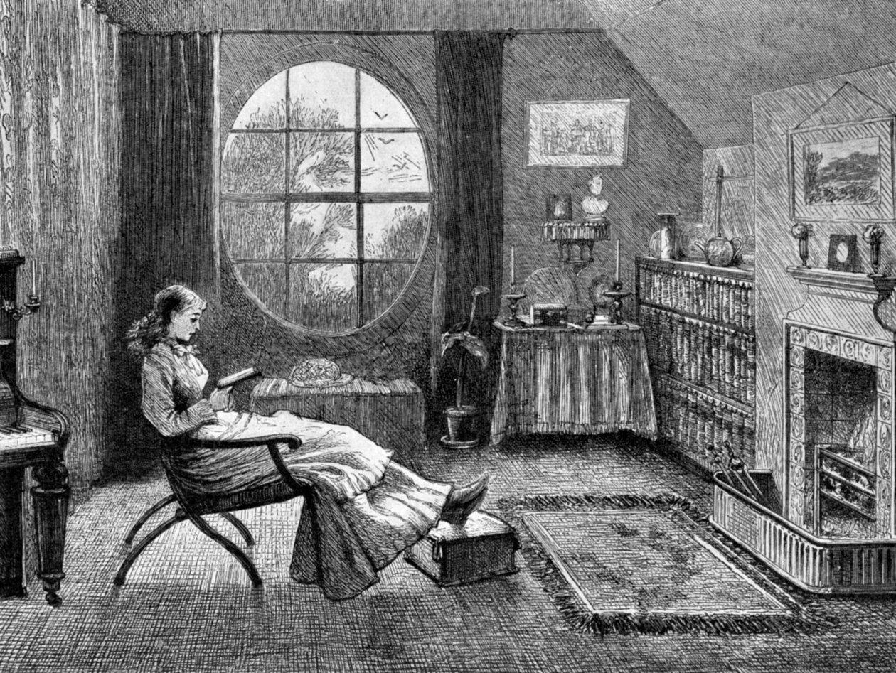 Naisopiskelija Cambridgen yliopistossa, 1873 1951 tekijältä Unbekannt