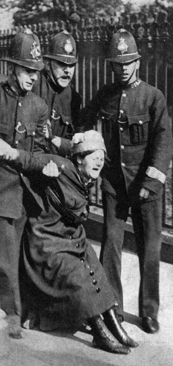 Sufragette pidätetään, 1910-luku 1935 tekijältä Unbekannt