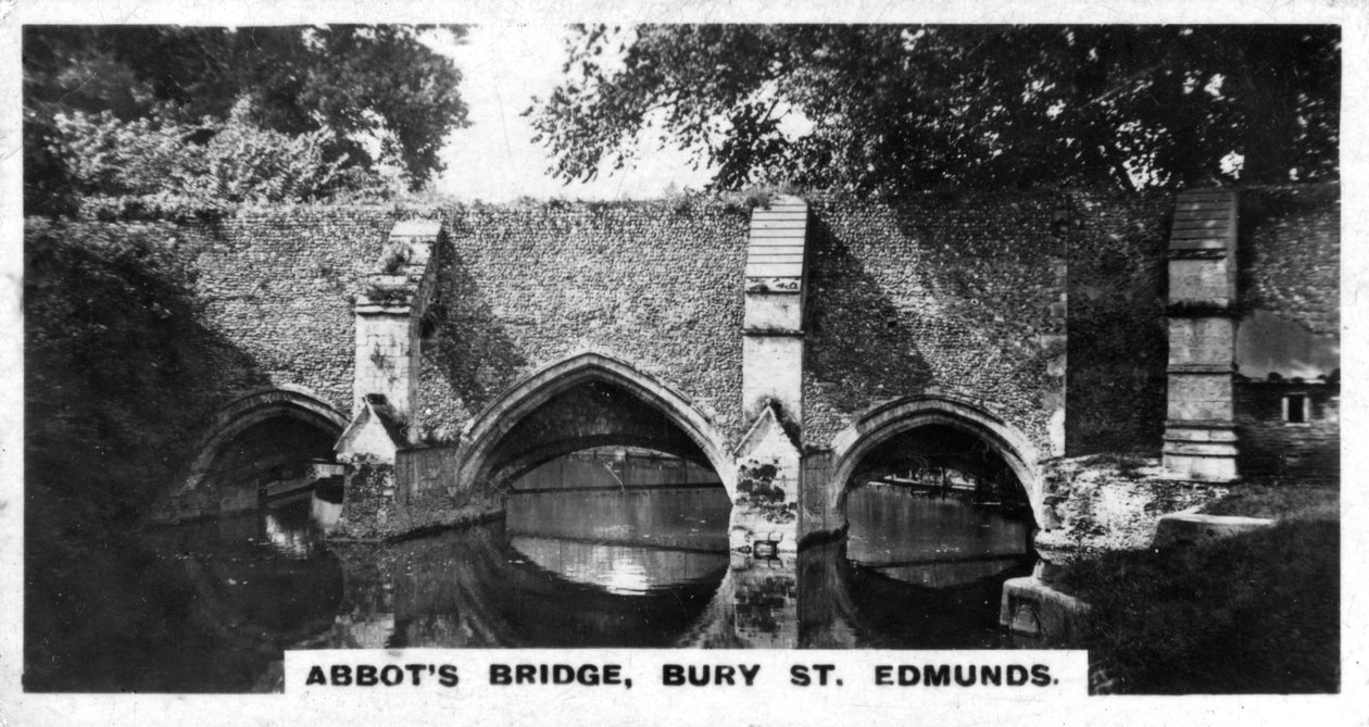 Abbots Bridge, Bury St Edmunds, Suffolk, 1920-luku tekijältä Unbekannt