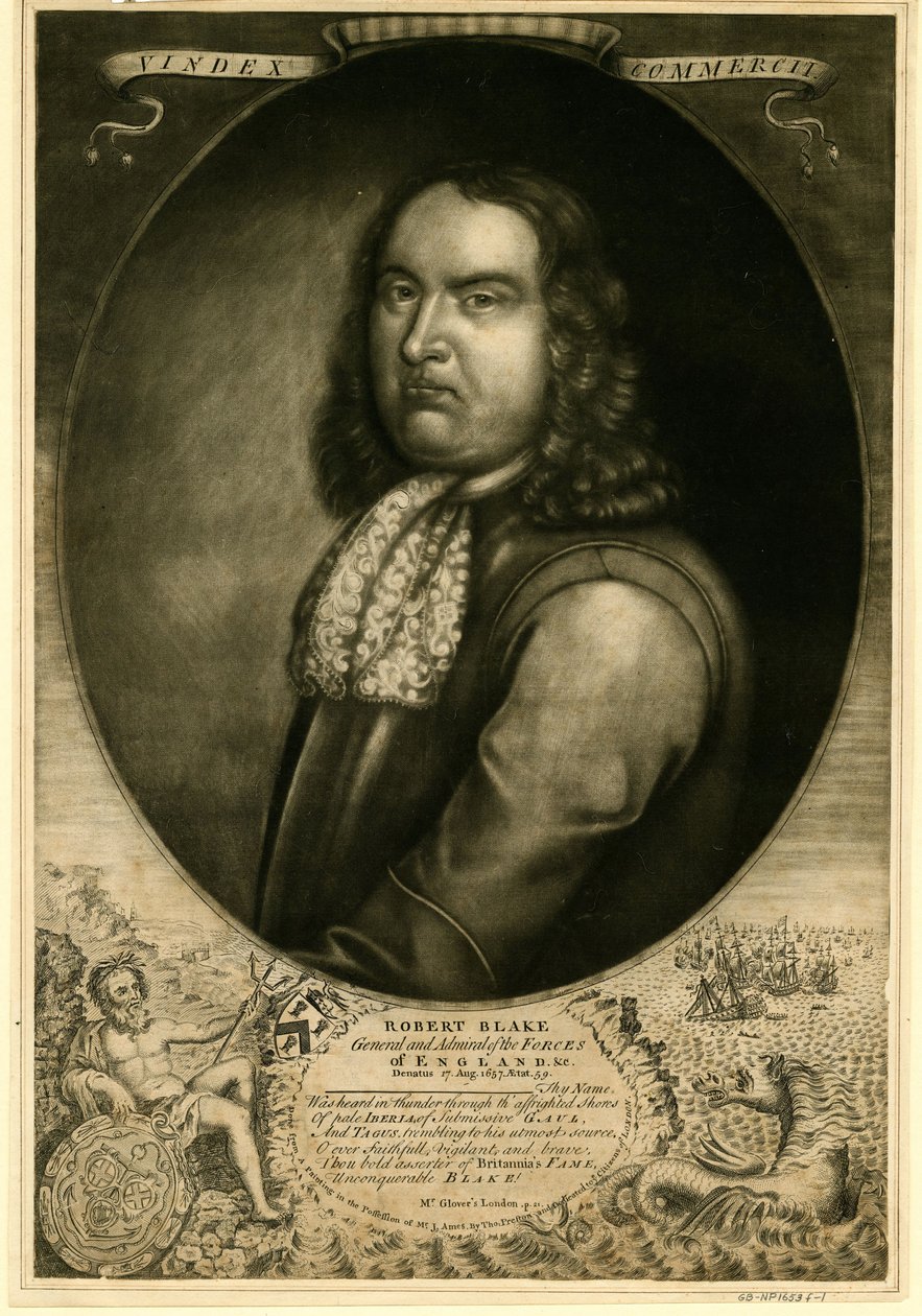 Amiraali Robert Blake 1599-1657, 1657 tekijältä Unbekannt