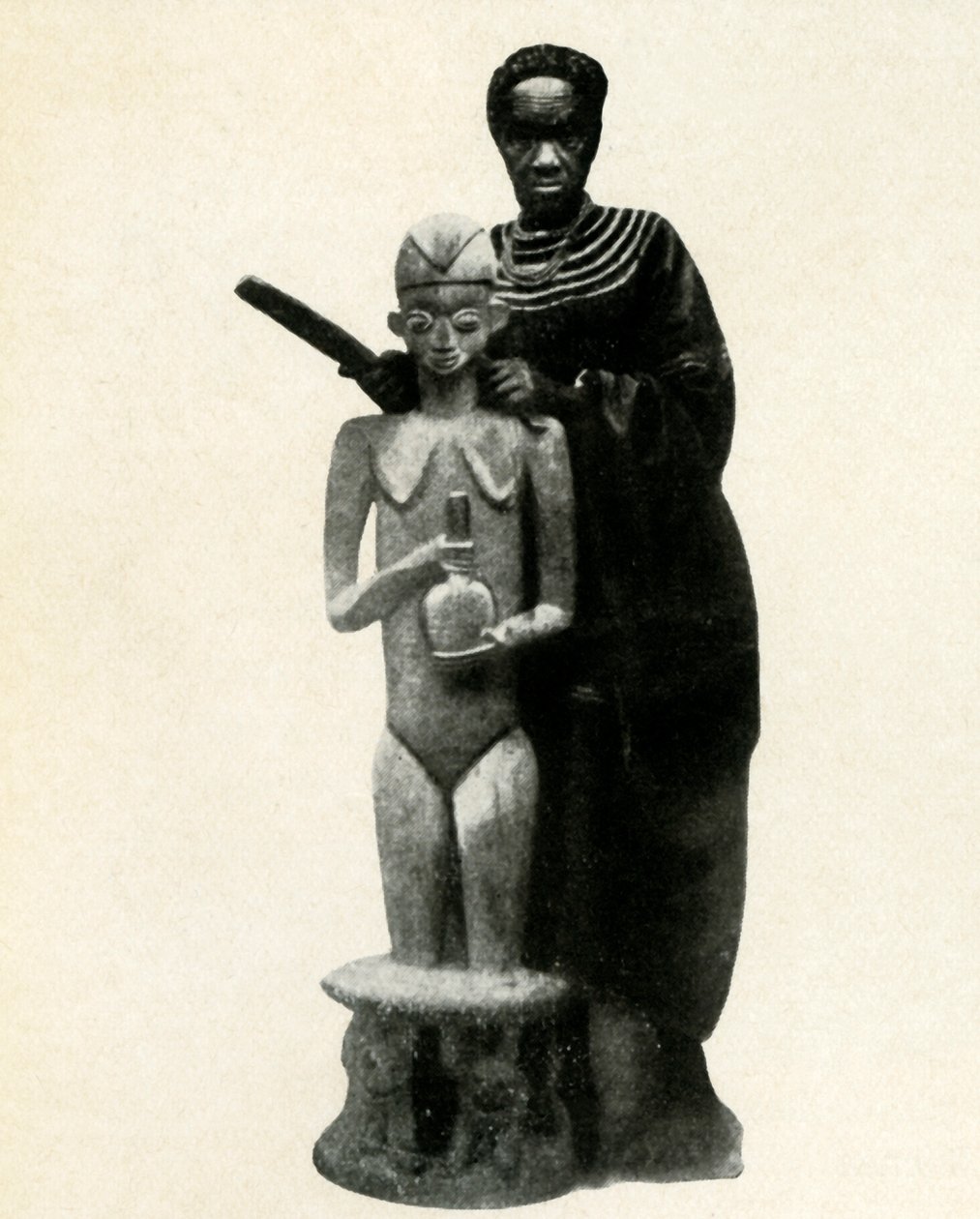 Afrikkalainen kuvanveistäjä Kamerun, 1947. tekijältä Unbekannt