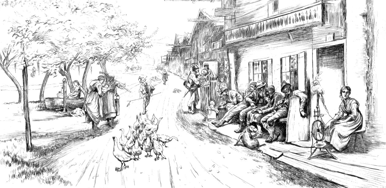 Päivän työn jälkeen, 1873 c1880-1882 tekijältä Unbekannt