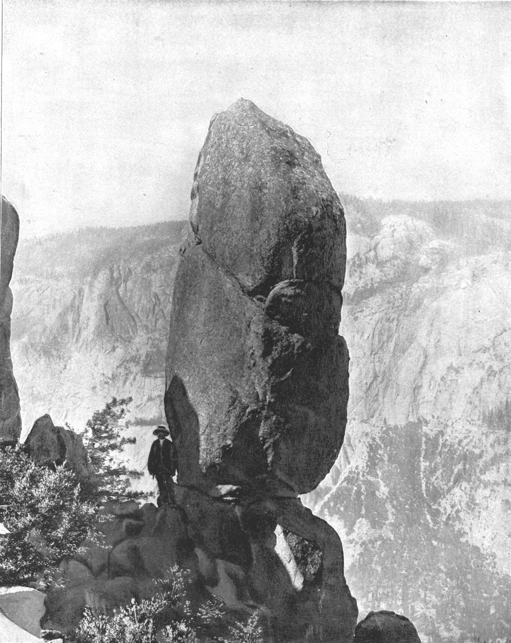 Agassizin pylväs, Yosemite, Kalifornia, USA, c1900. tekijältä Unbekannt