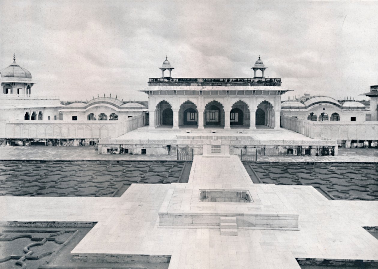 Agra. Khas Mahal ja Zenana, 1910. tekijältä Unbekannt