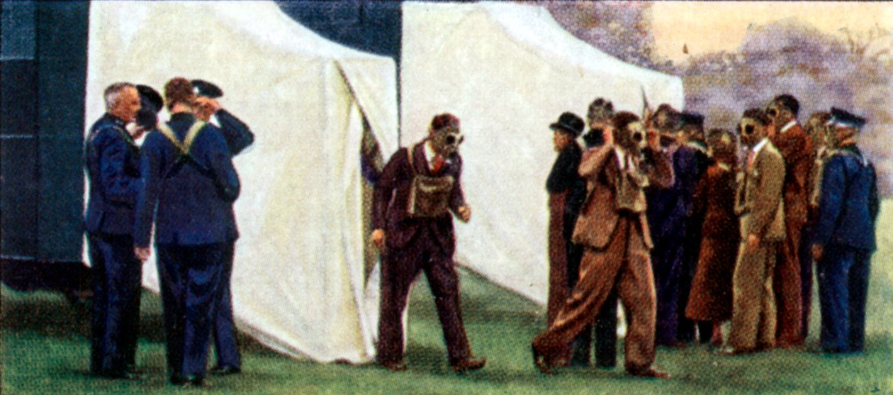 Air Raid Precautions, savukekortti, brittiläinen, 1938 tekijältä Unbekannt