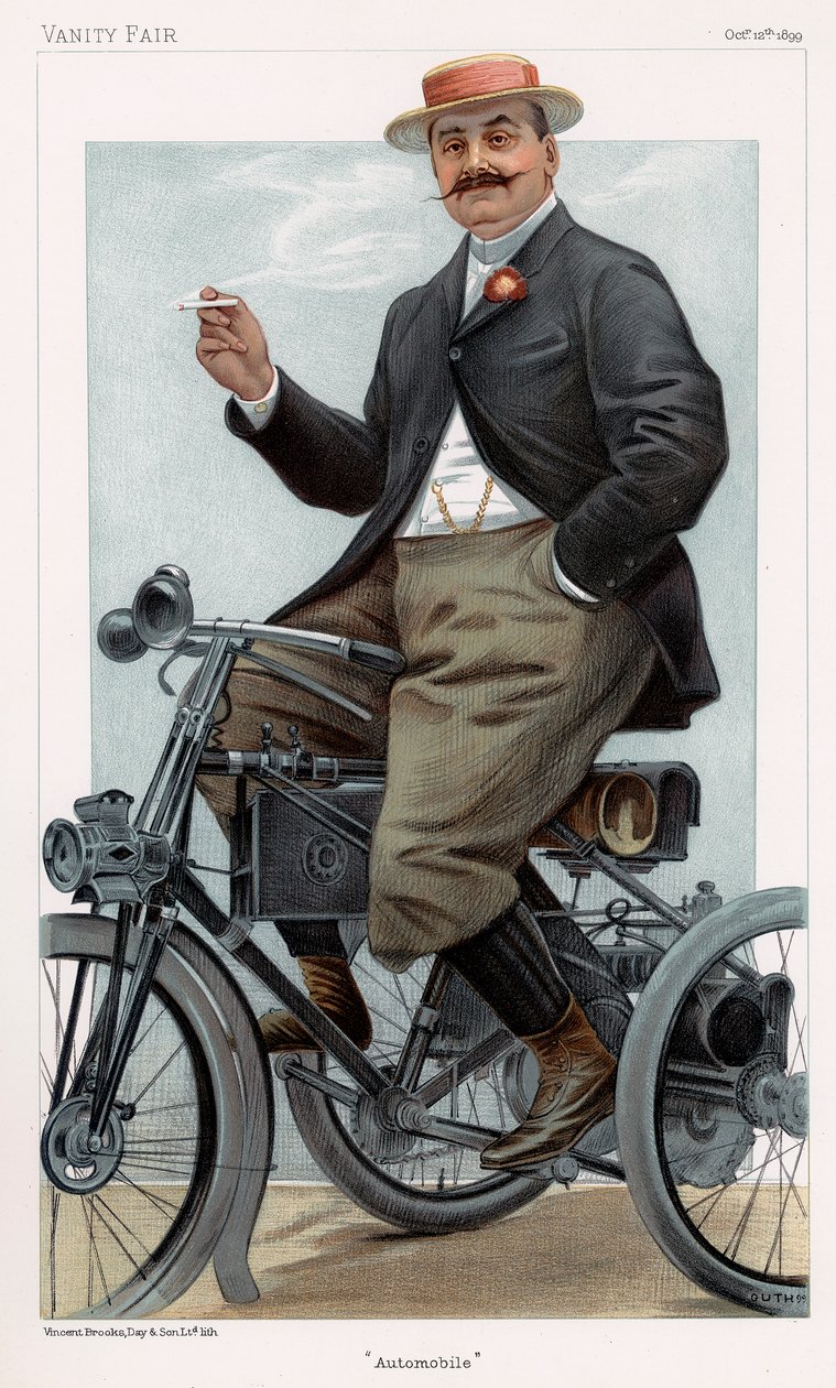 Albert, Comte de Dion, ranskalainen insinööri, 1899 tekijältä Unbekannt