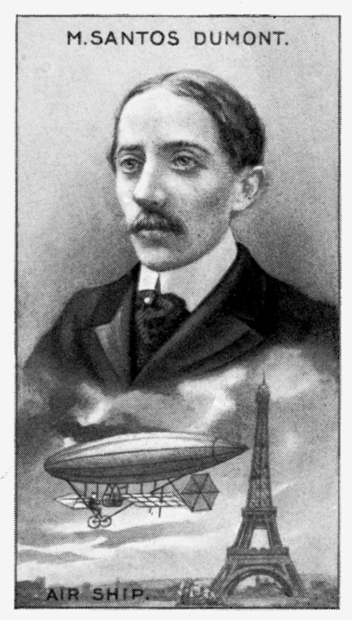 Alberto Santos-Dumont, brasilialainen ilmailun pioneeri, v. 1924 tekijältä Unbekannt