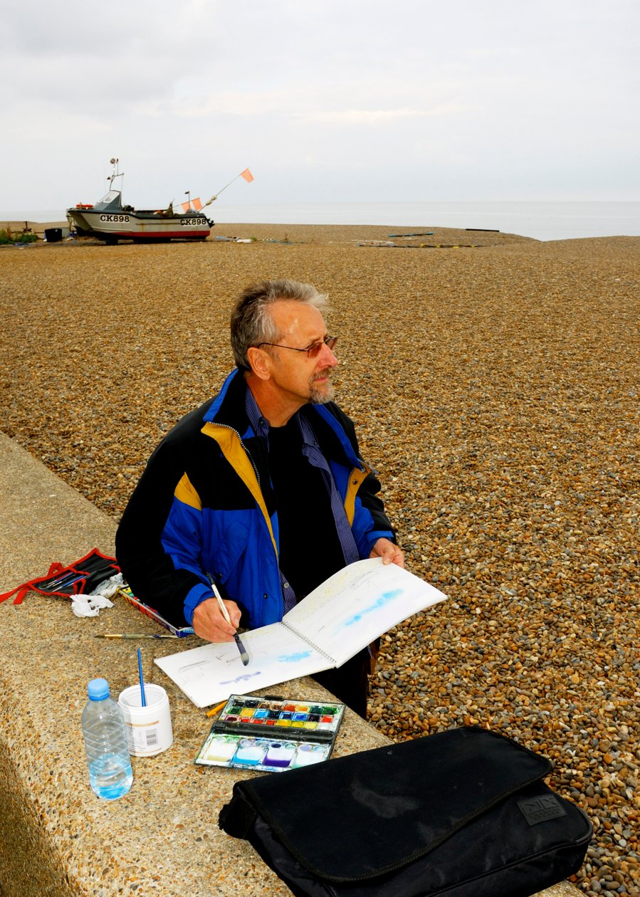 Aldeburgh Beach - akvarelli tekijältä Unbekannt