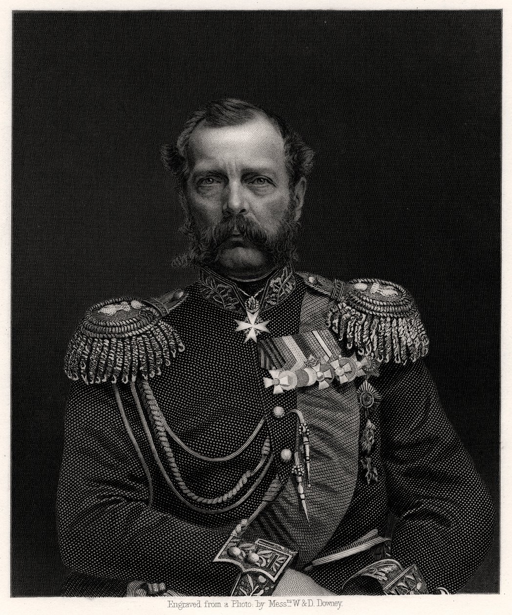 Aleksanteri II, Venäjän tsaari, 1800-luku tekijältä Unbekannt