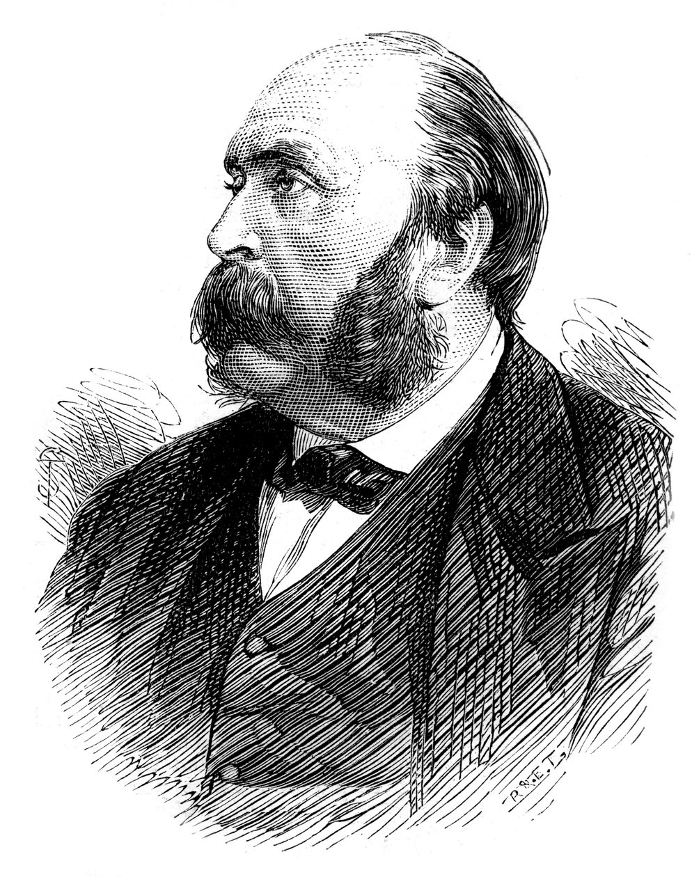 Alexandre Auguste Ledru-Rollin, ranskalainen poliitikko, 1875 tekijältä Unbekannt