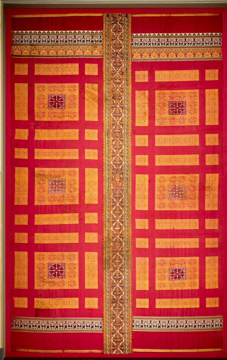 Alhambran palatsin silkkiverho, 1300-luvun puoliväli. tekijältä Unbekannt