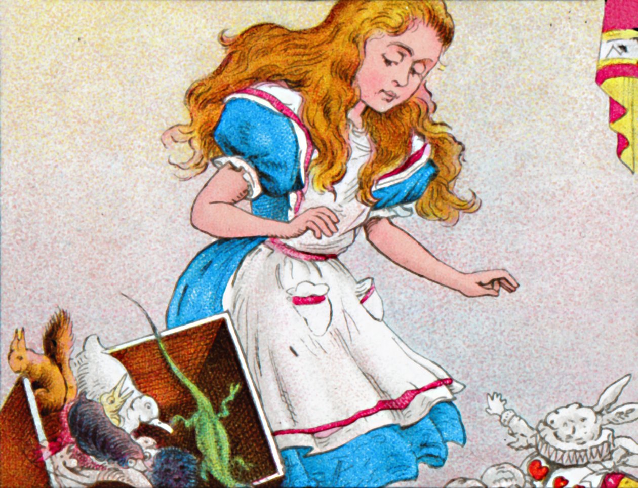 Alice kasvoi jälleen suuremmaksi, c1900. tekijältä Unbekannt