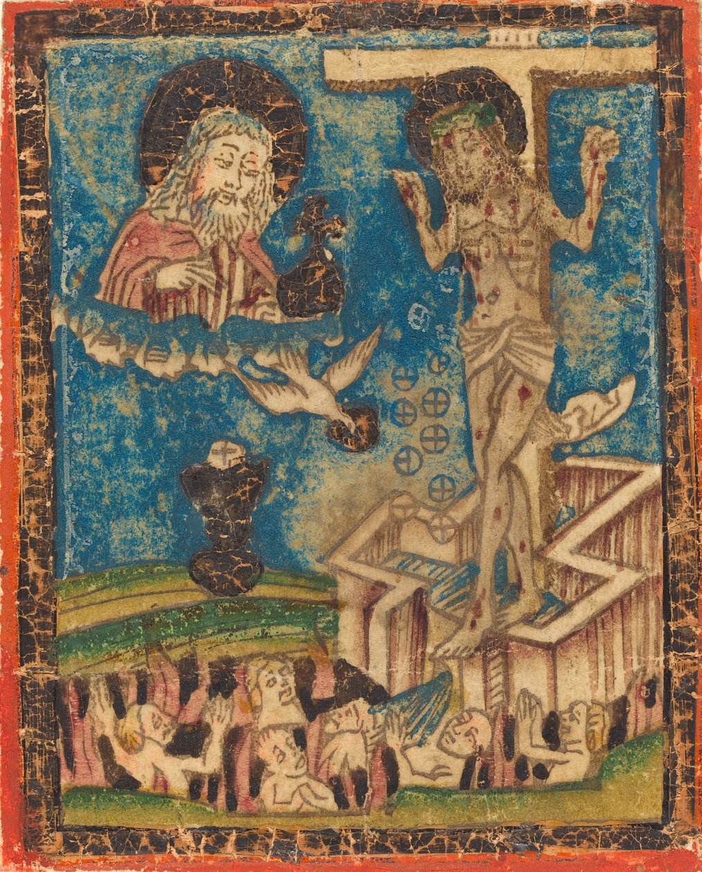 Eukaristian allegoria, 14701490. tekijältä Unbekannt