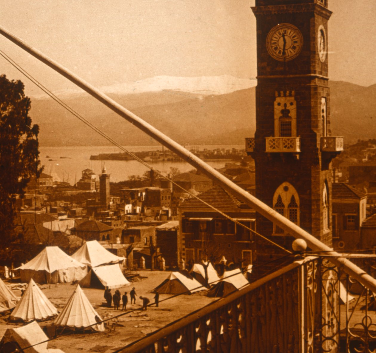 Liittoutuneiden leiri, Thessaloniki, Kreikka, c1914-c1918 tekijältä Unbekannt