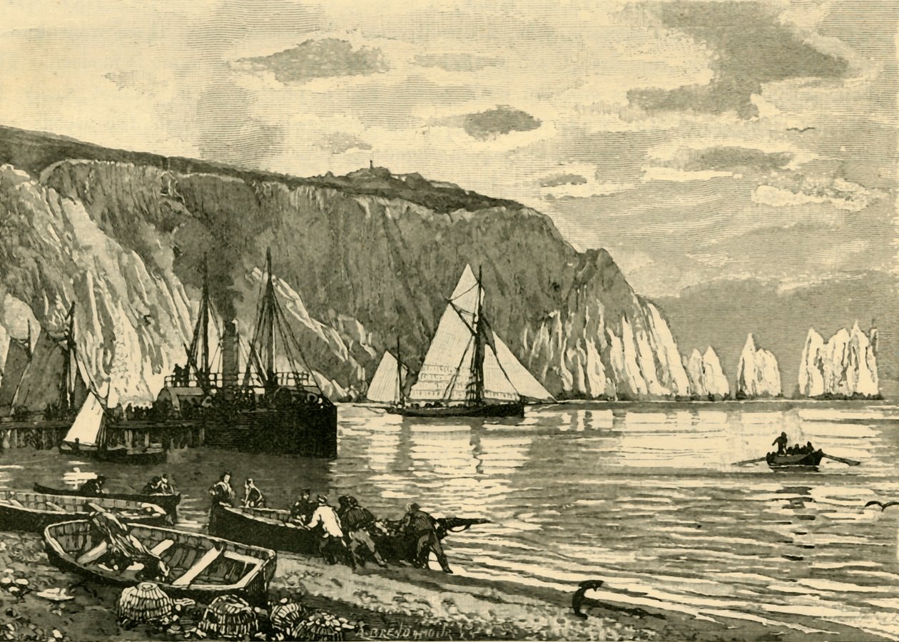 Alum Bay, 1898. tekijältä Unbekannt