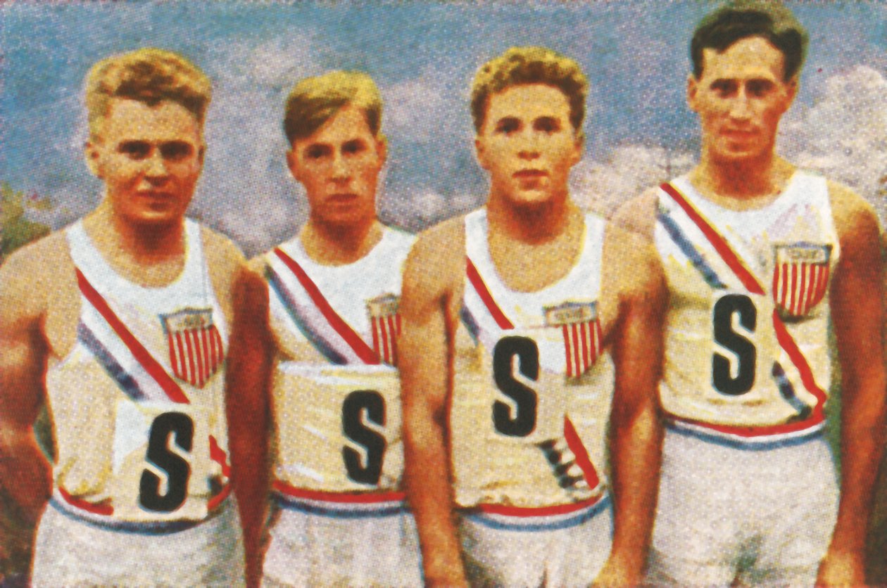 Amerikkalainen joukkue, 4 x 100 metrin viesti, 1928. tekijältä Unbekannt