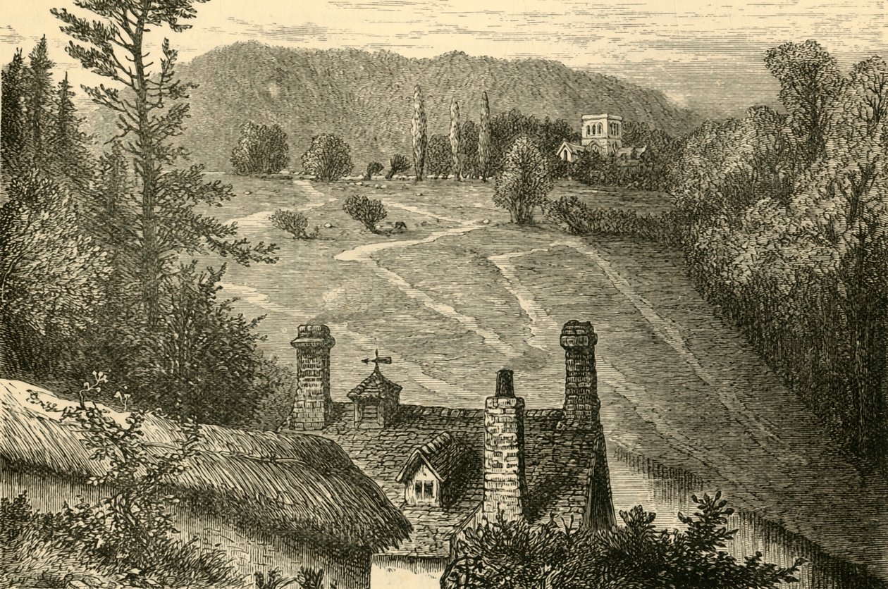Amesbury, Looking Towards Vespasians Camp, 1898. tekijältä Unbekannt