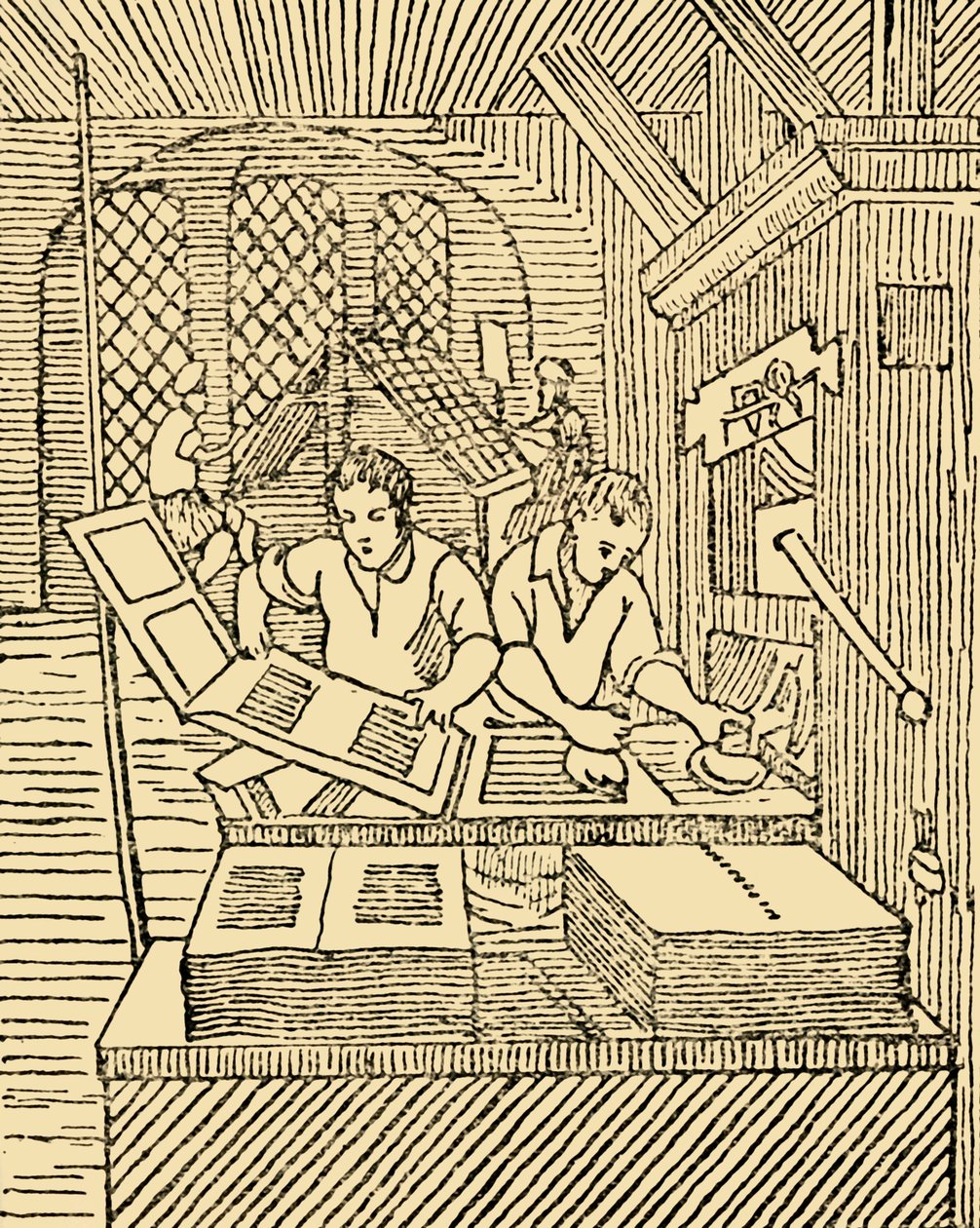 Early Printers Office, c1930. tekijältä Unbekannt