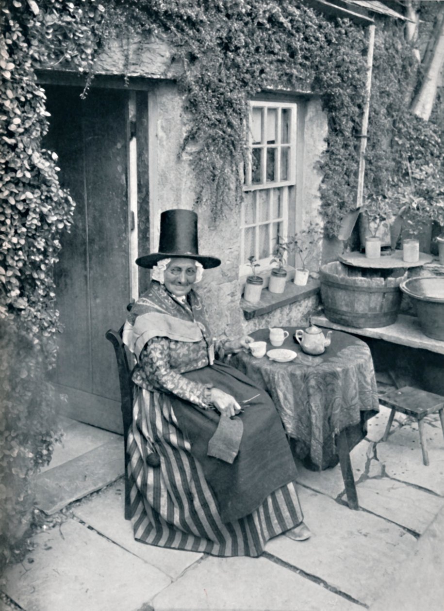 Vanha walesilainen nainen, 1912 tekijältä Unbekannt