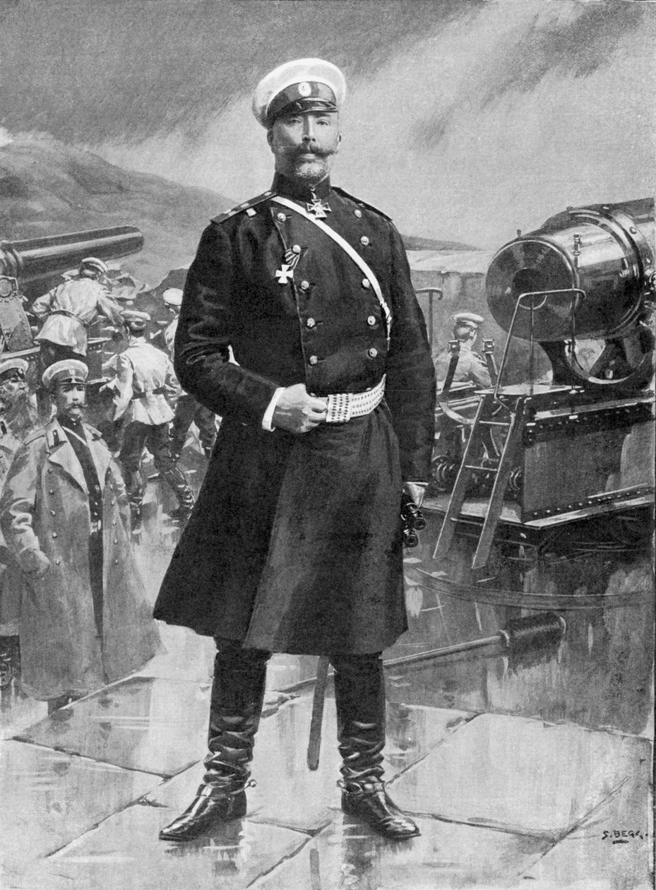 Anatoli Mikhaylovich Stossel, Venäjän kenraali, Venäjän ja Japanin sota, 1904-5 tekijältä Unbekannt