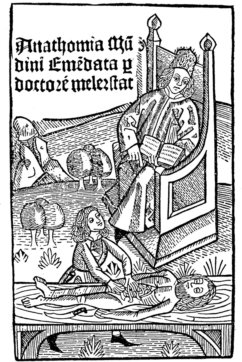 Anatomian esittely, 1493 tekijältä Unbekannt