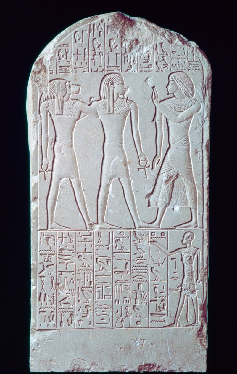 Muinainen egyptiläinen kalkkikivistele, 1500-1300 eKr tekijältä Unbekannt