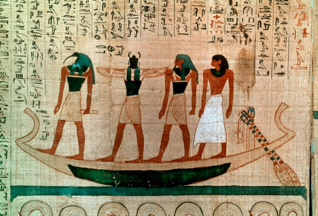 Muinainen Egyptiläinen papyrus, 11.-10. vuosisadalla eKr tekijältä Unbekannt
