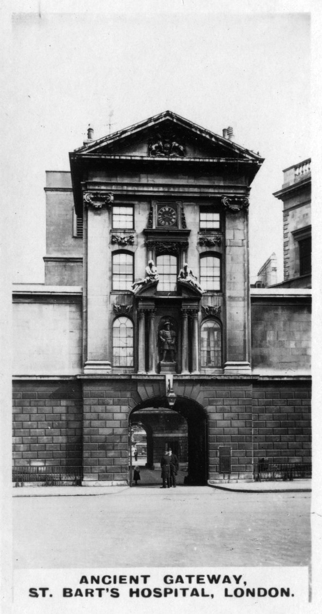 Ancient Gateway, St Barts Hospital, Lontoo, 1920-luku tekijältä Unbekannt