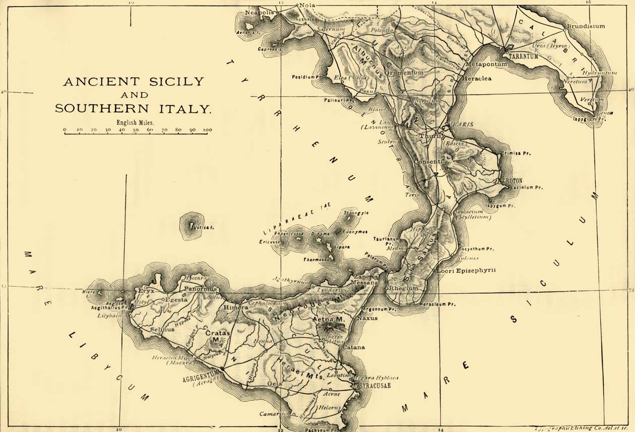 Muinainen Sisilia ja Etelä-Italia, 1890. tekijältä Unbekannt