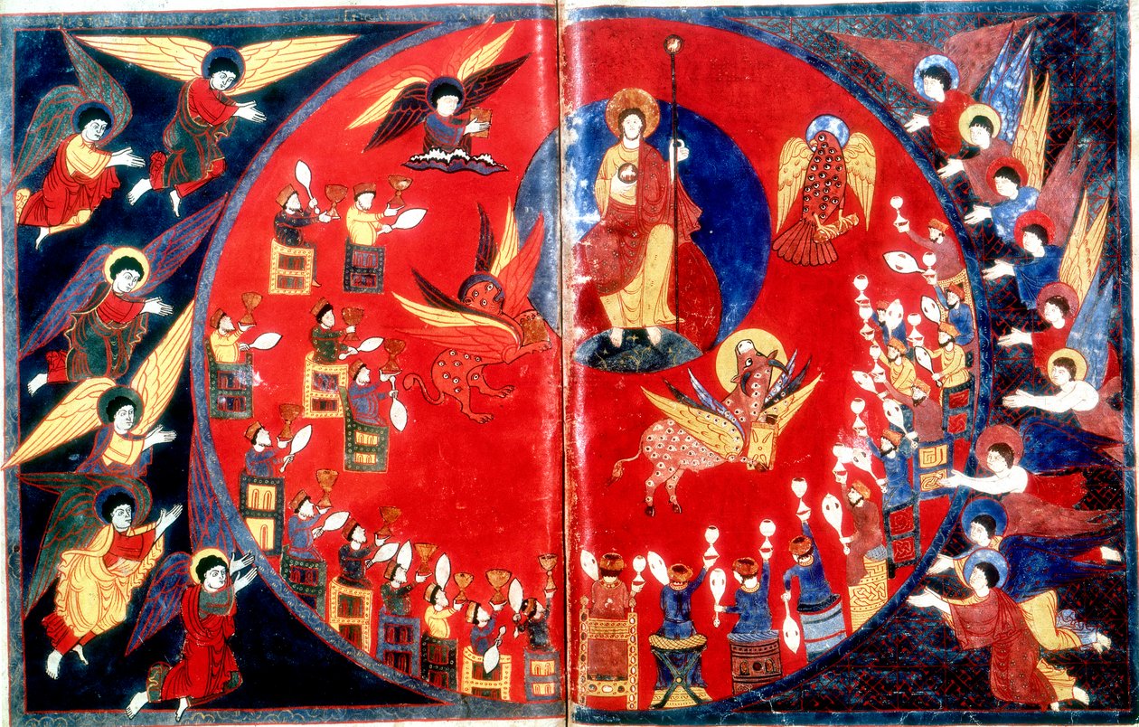 St-Severin apokalypsi latinalainen, c1050 tekijältä Unbekannt