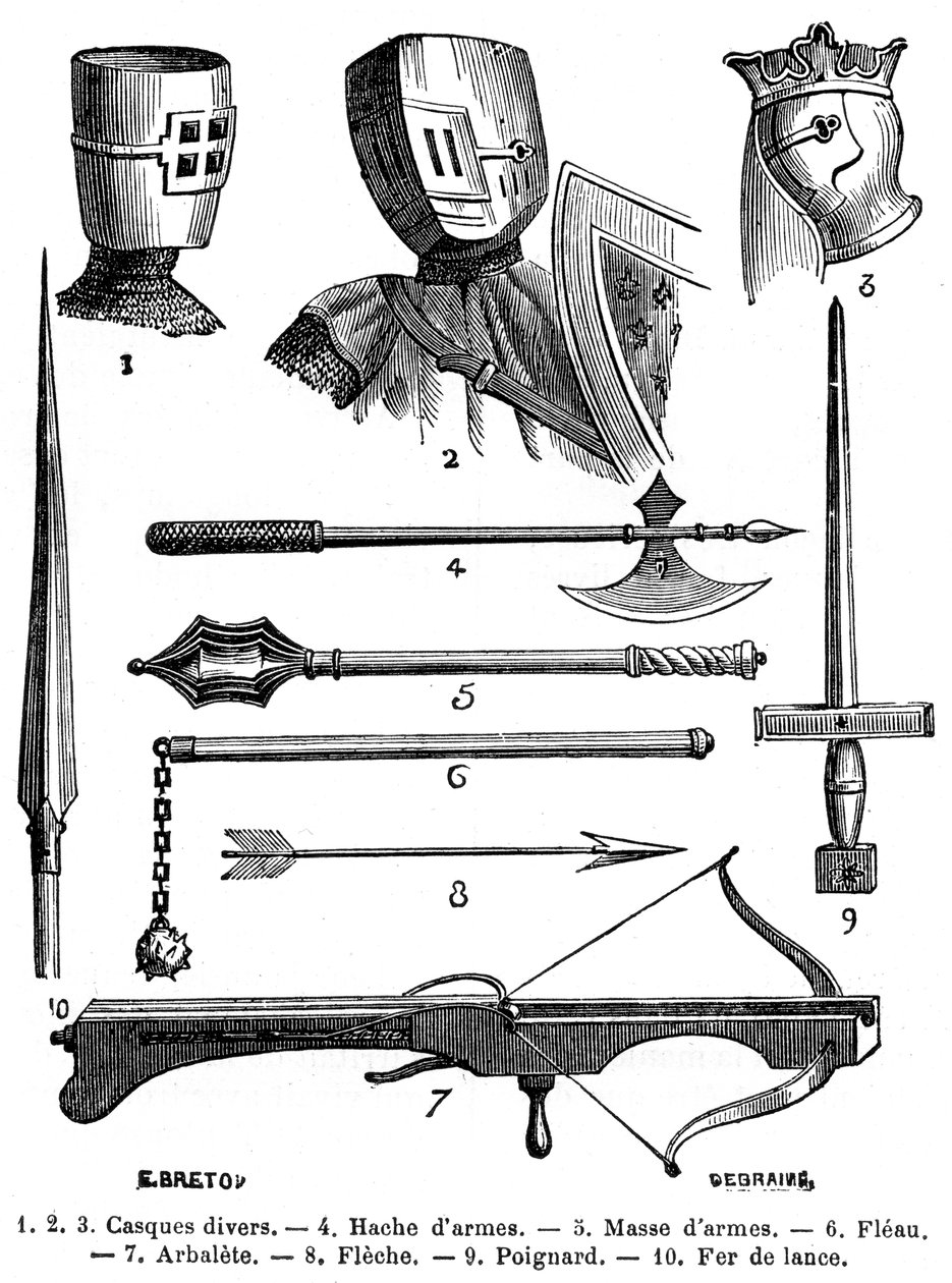 Panssari ja aseet 1200-luvulta 1882-1884 tekijältä Unbekannt