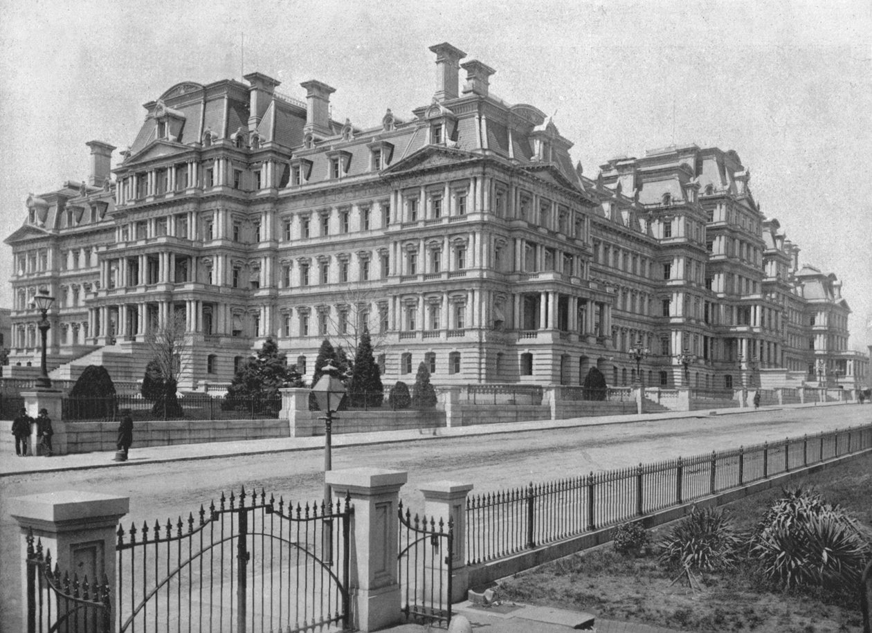 Army and Navy Building, Washington DC, USA, c1900. tekijältä Unbekannt