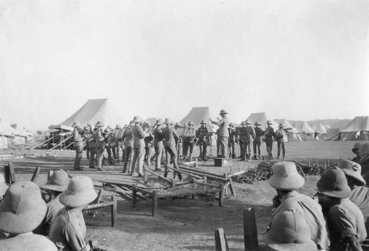 Armeijan bändiharjoitus, Howshera, 1917 tekijältä Unbekannt