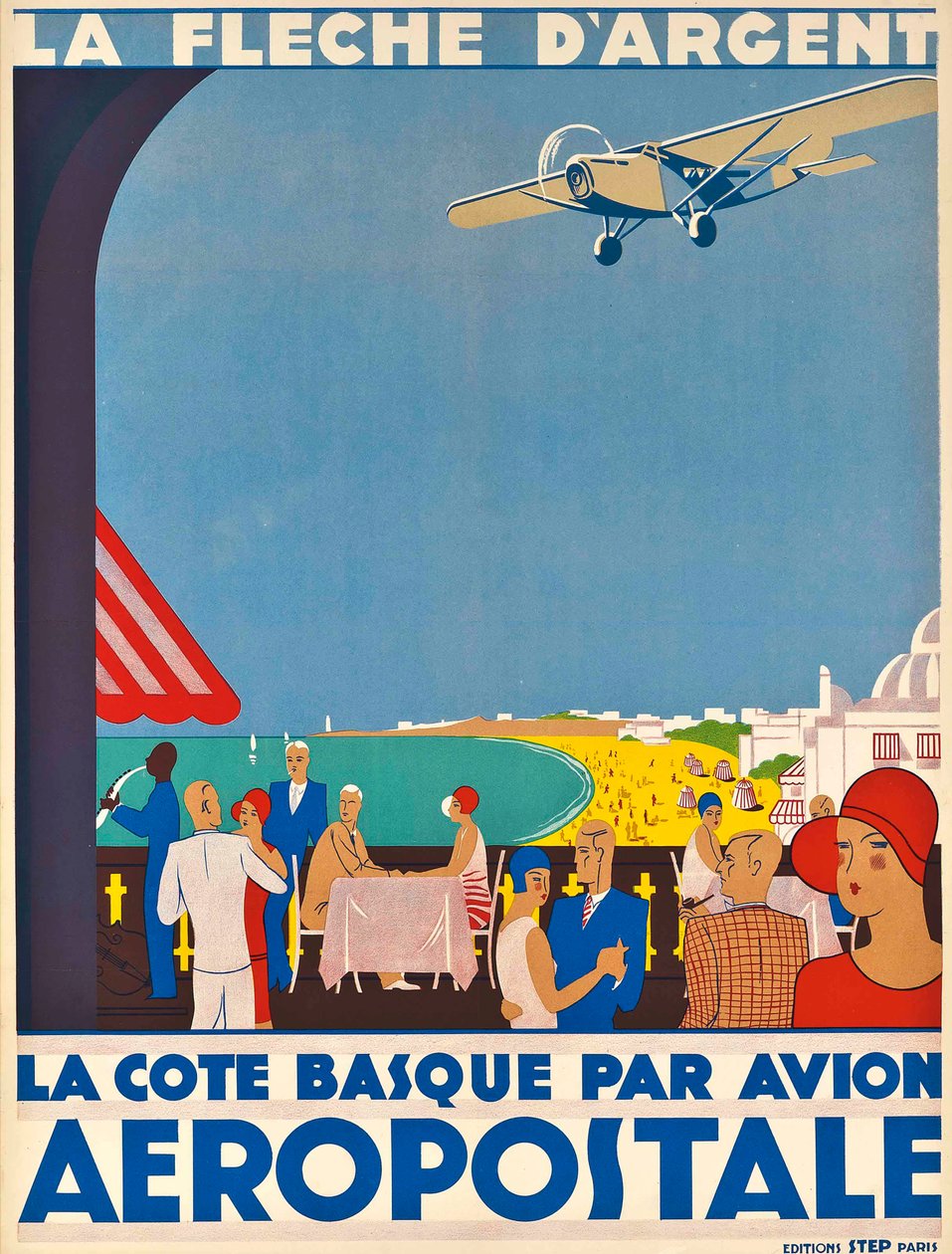 Aeropostale. Baskimaan rannikko, noin 1928-1930. tekijältä Unbekannt