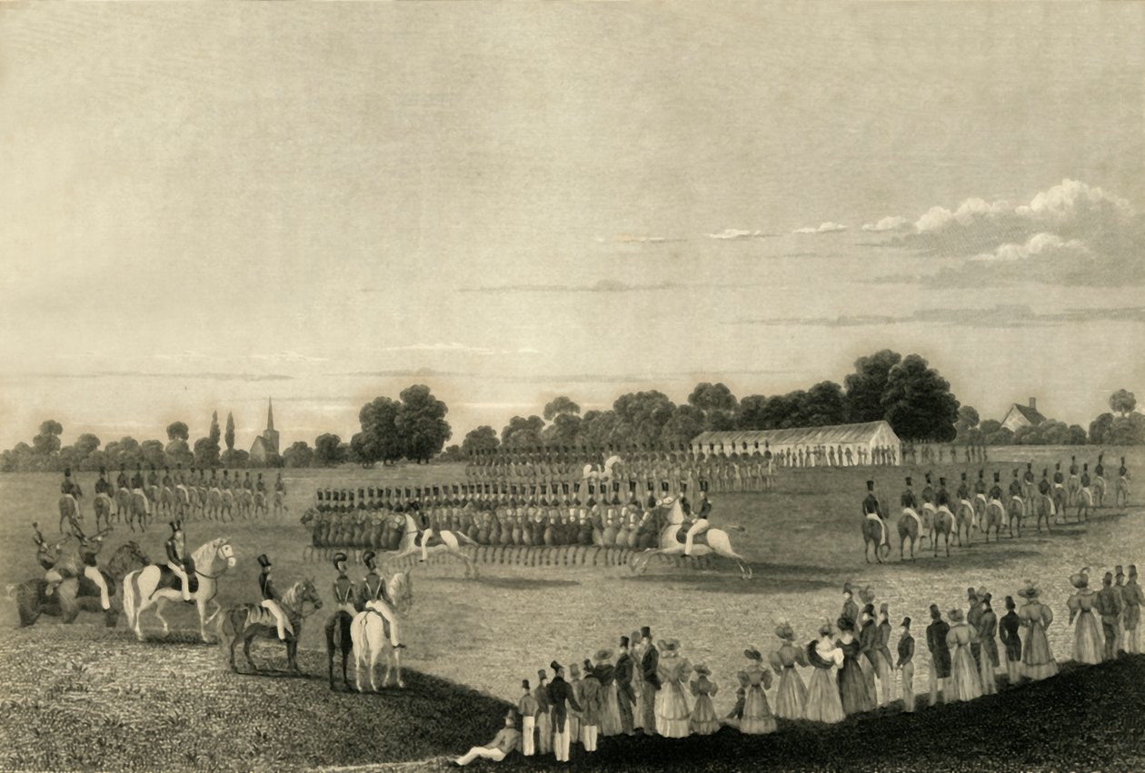 Yeomanryn ratsuväen Arundel & Bramber -joukko, 1835. tekijältä Unbekannt