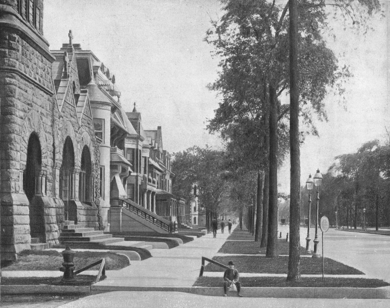 Ashland Avenue, Chicago, Illinois, USA, c1900. tekijältä Unbekannt