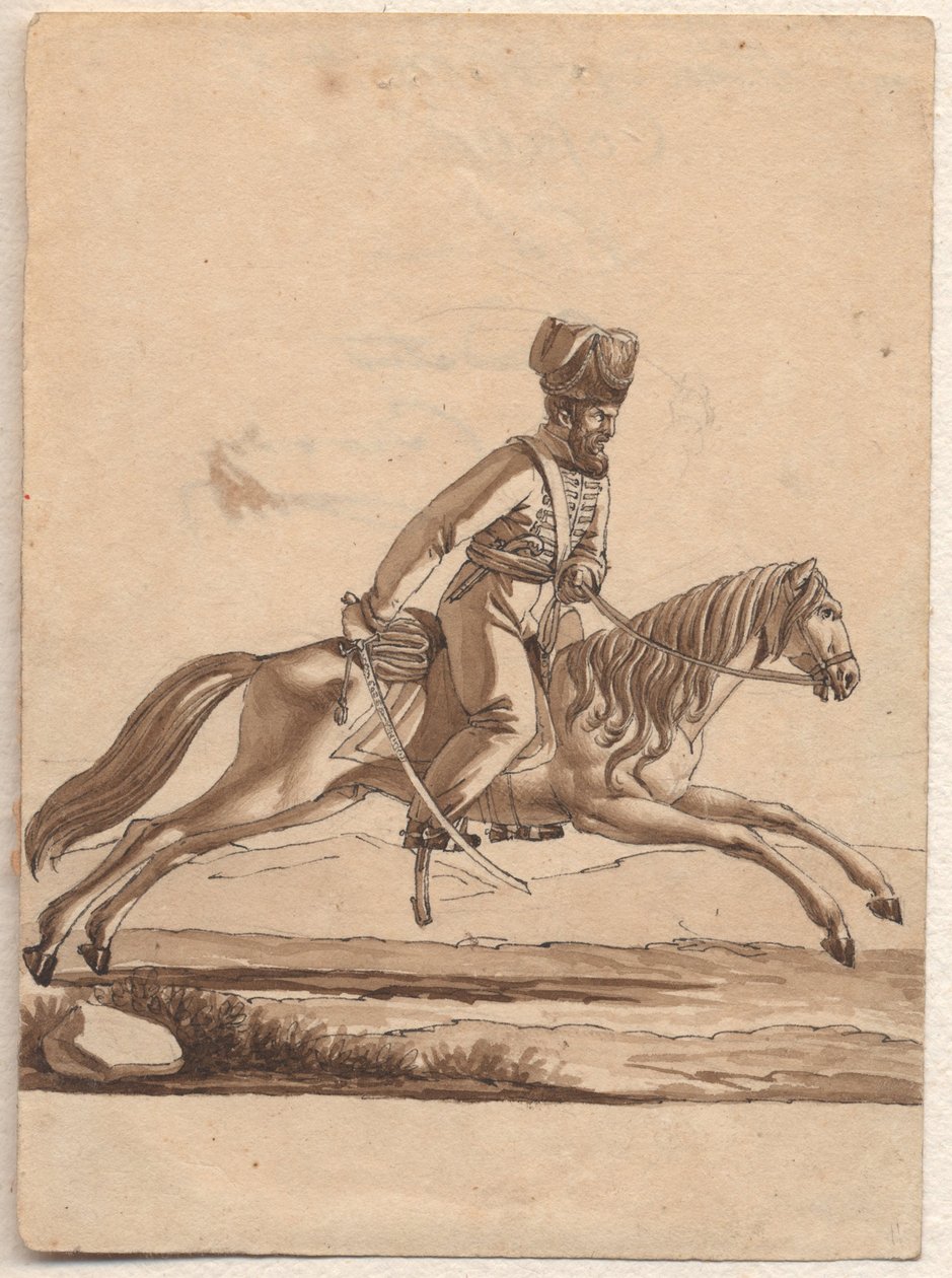 Kasakkojen Ataman, 1818 tekijältä Unbekannt