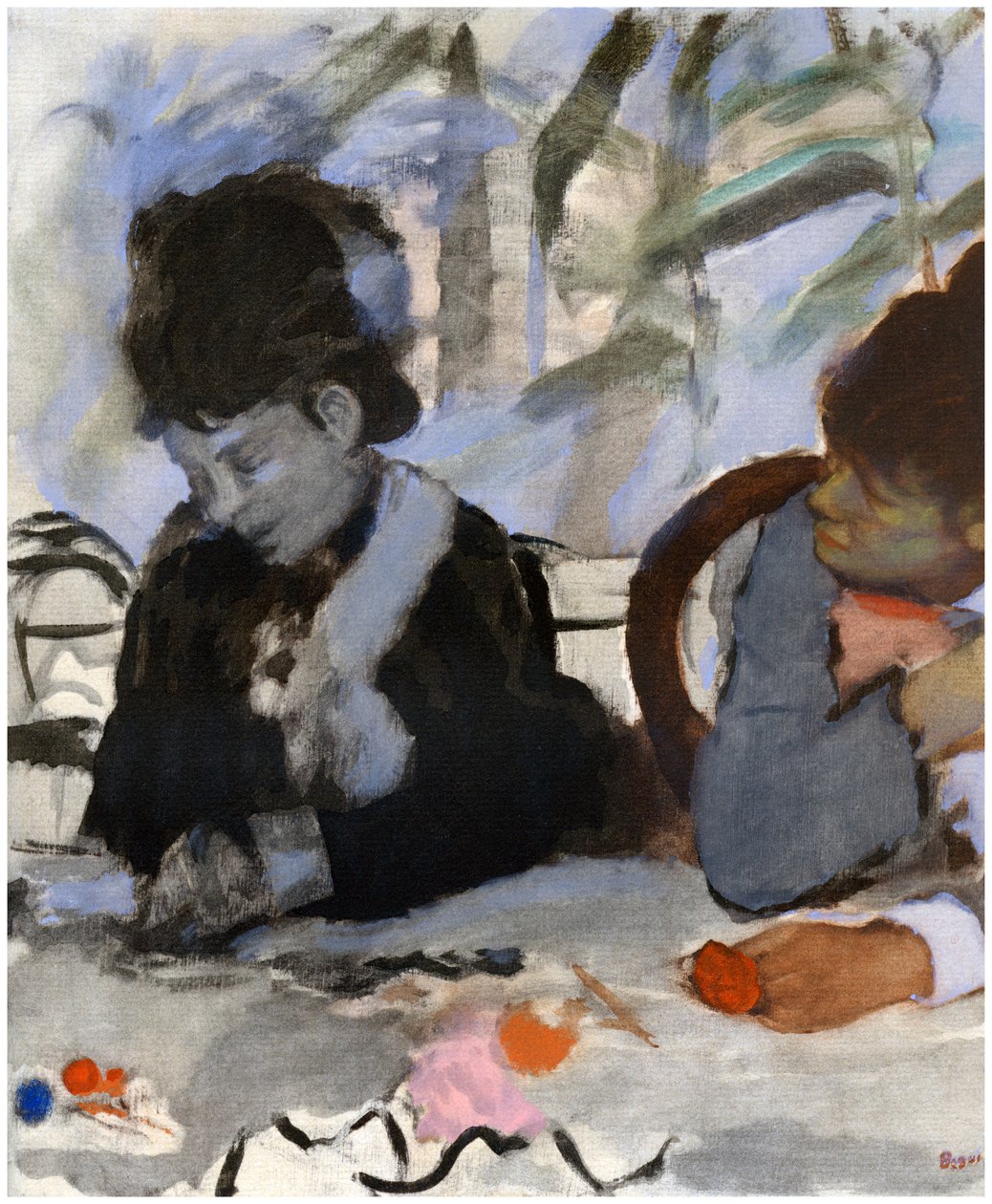 Au Cafe, c1877-1880 1958 tekijältä Unbekannt