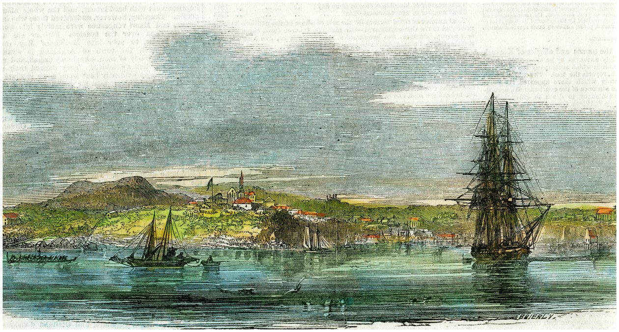 Auckland, Uusi-Seelanti, 1880 tekijältä Unbekannt