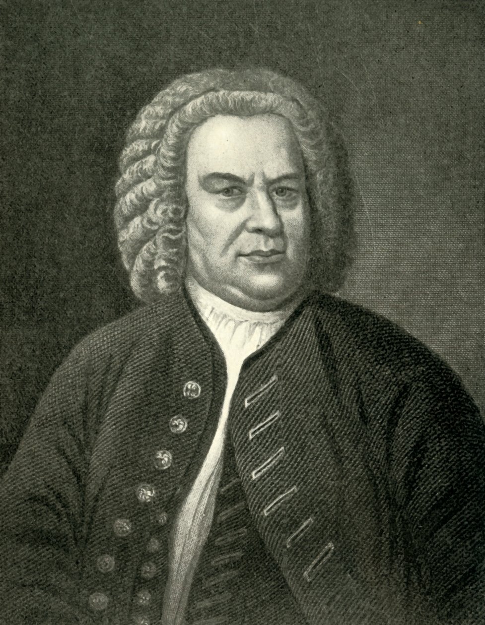 Bach, c1746, 1907. tekijältä Unbekannt