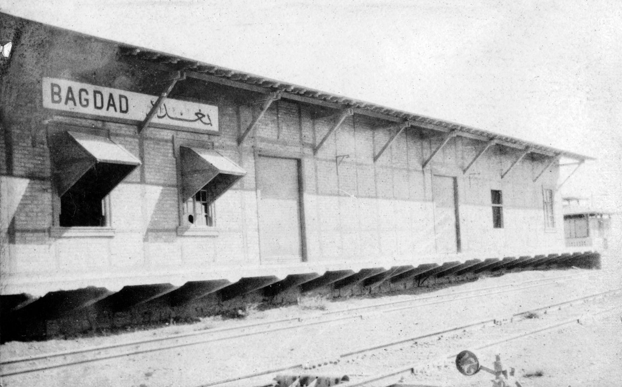 Bagdadin eteläinen rautatieasema, Irak, 1917-1919 tekijältä Unbekannt