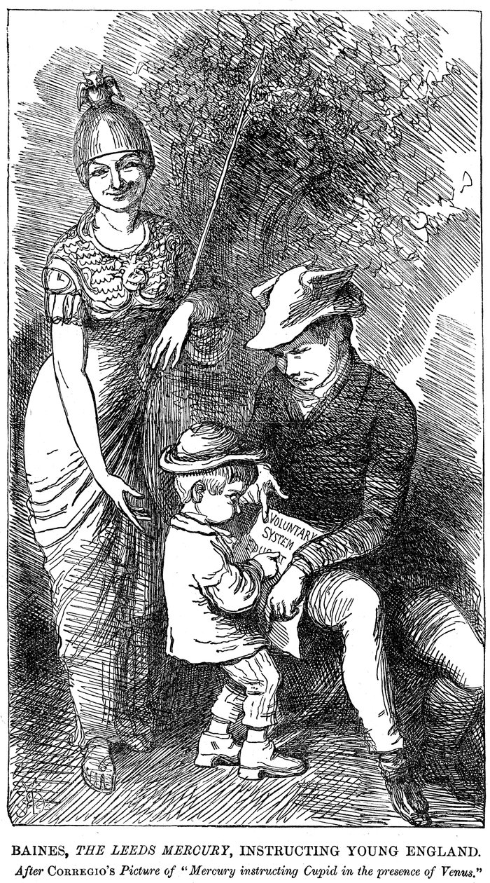 Baines, The Leeds Mercury, Instructing Young England, 1847 tekijältä Unbekannt
