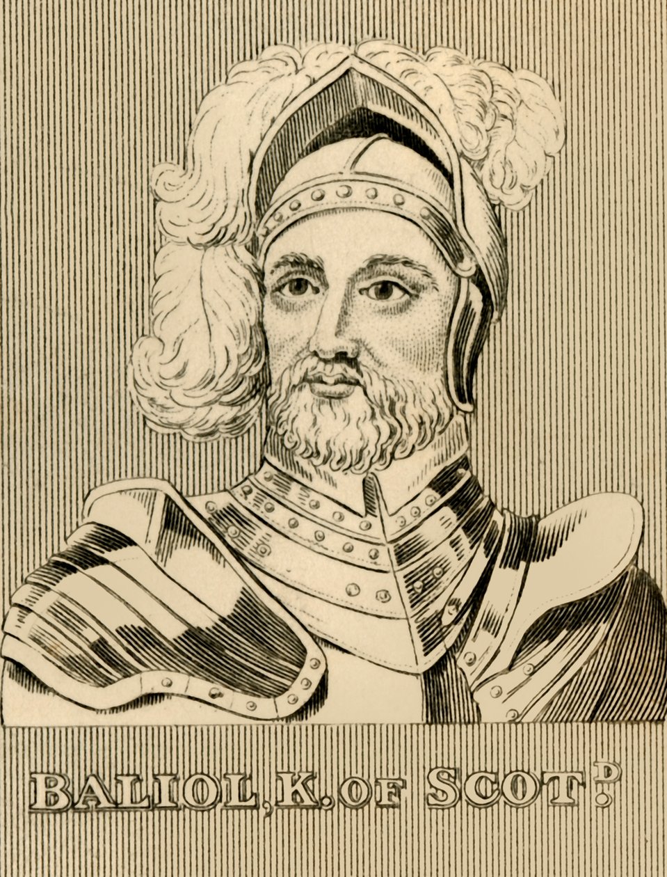 Baliol, K. of Scotland, c1249-1314, 1830. tekijältä Unbekannt