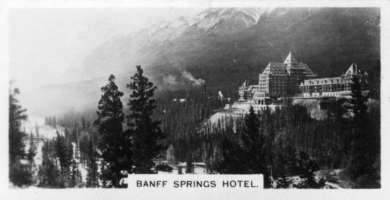 Banff Springs Hotel, Alberta, Kanada, 1920-luku tekijältä Unbekannt