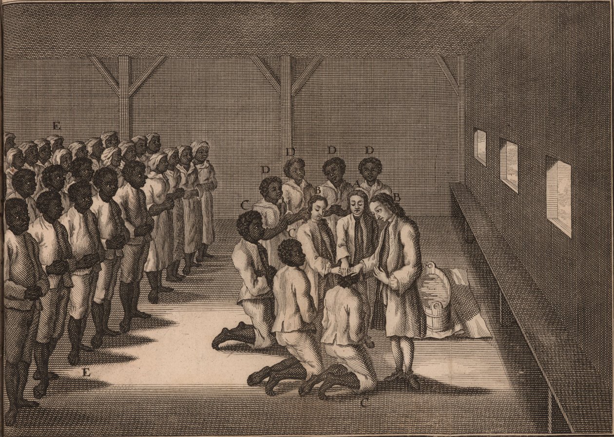 Mustien orjien kaste, 1757. tekijältä Unbekannt